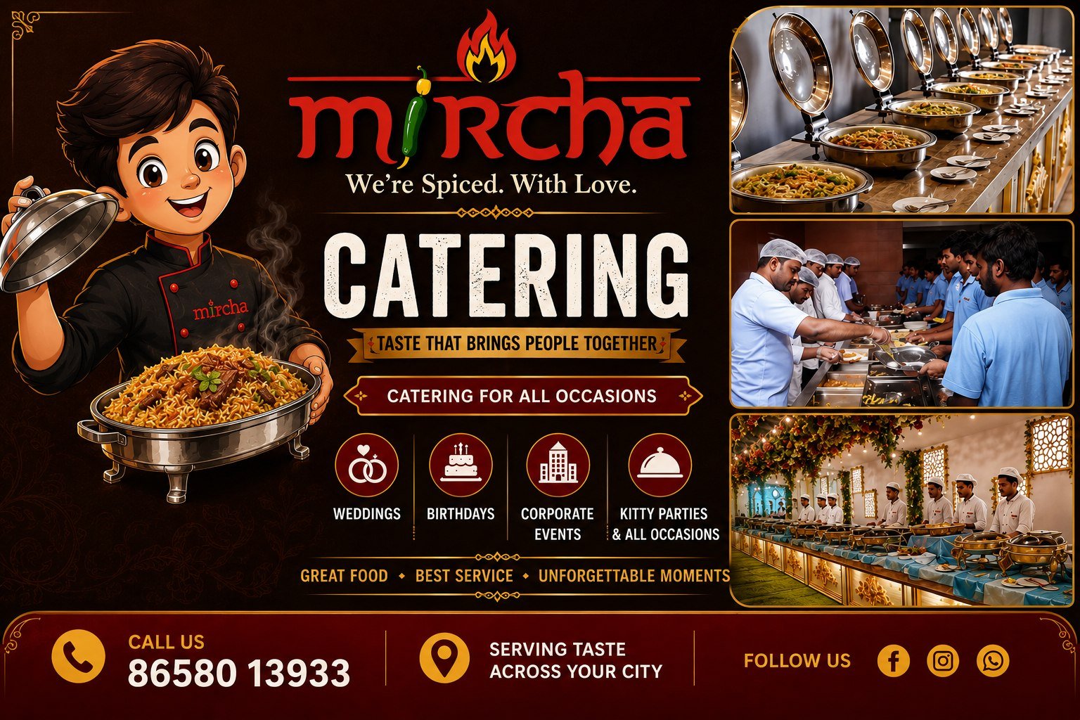 Mircha Premium Catering Left